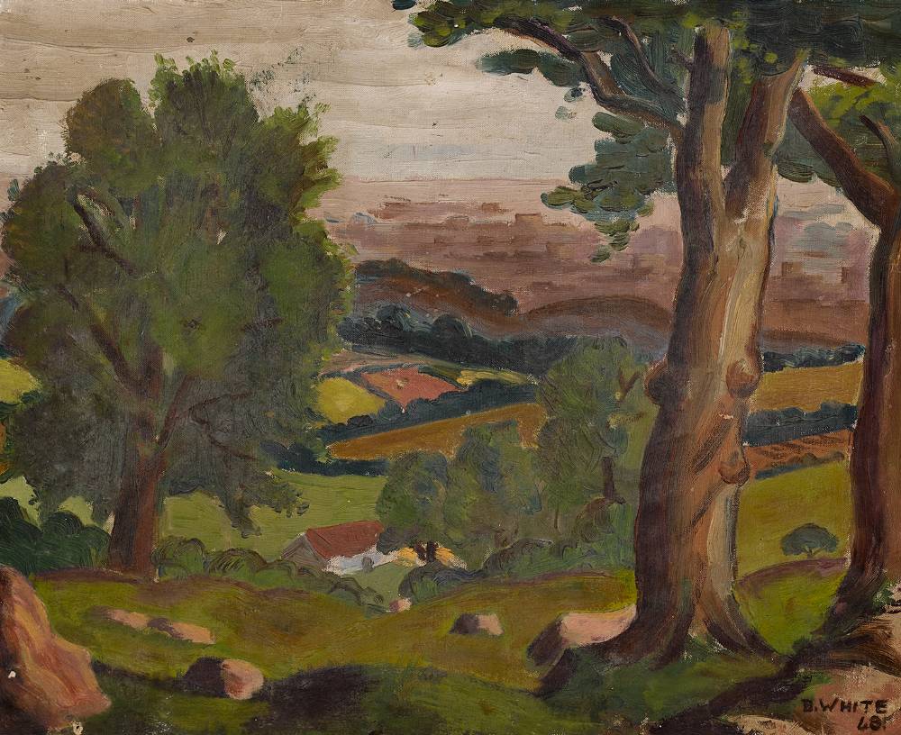 DUBLIN MOUNTAINS, 1948 by Bernard White sold for 200 at Whyte's Auctions