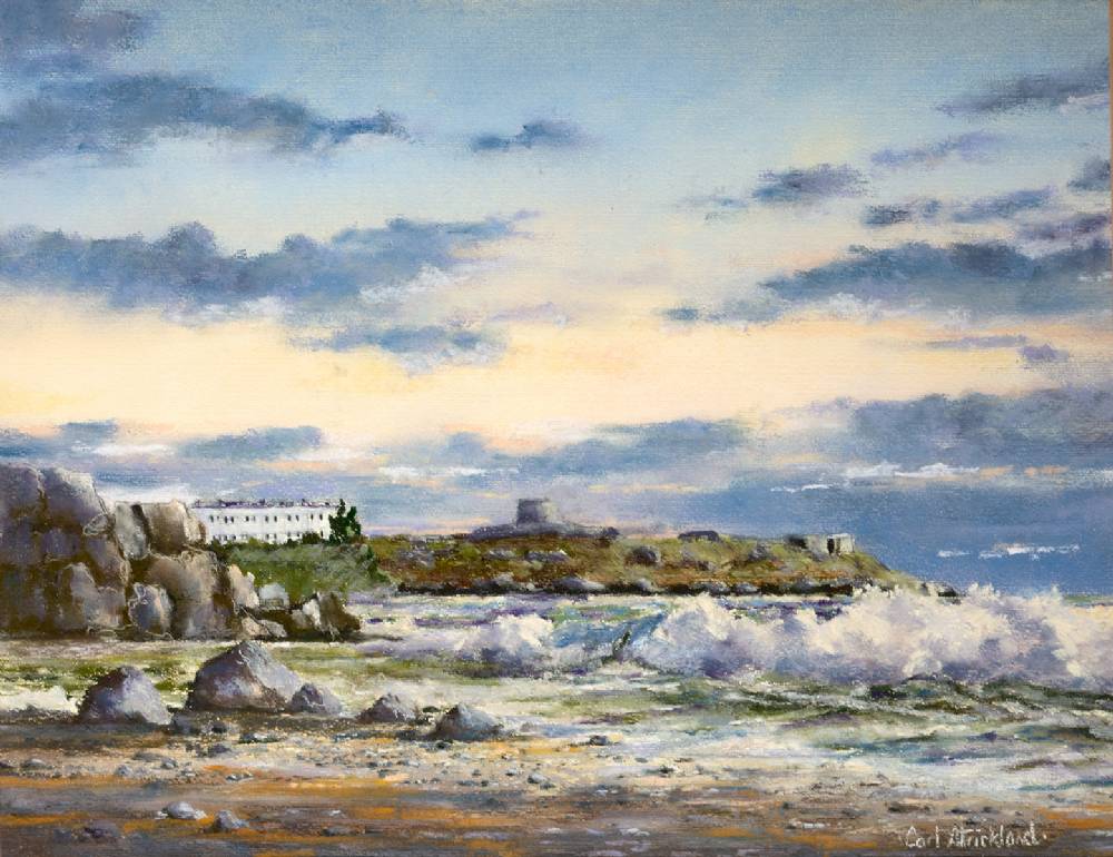 DALKEY ISLAND, COUNTY DUBLIN, 1994 by Carl Strickland sold for 340 at Whyte's Auctions
