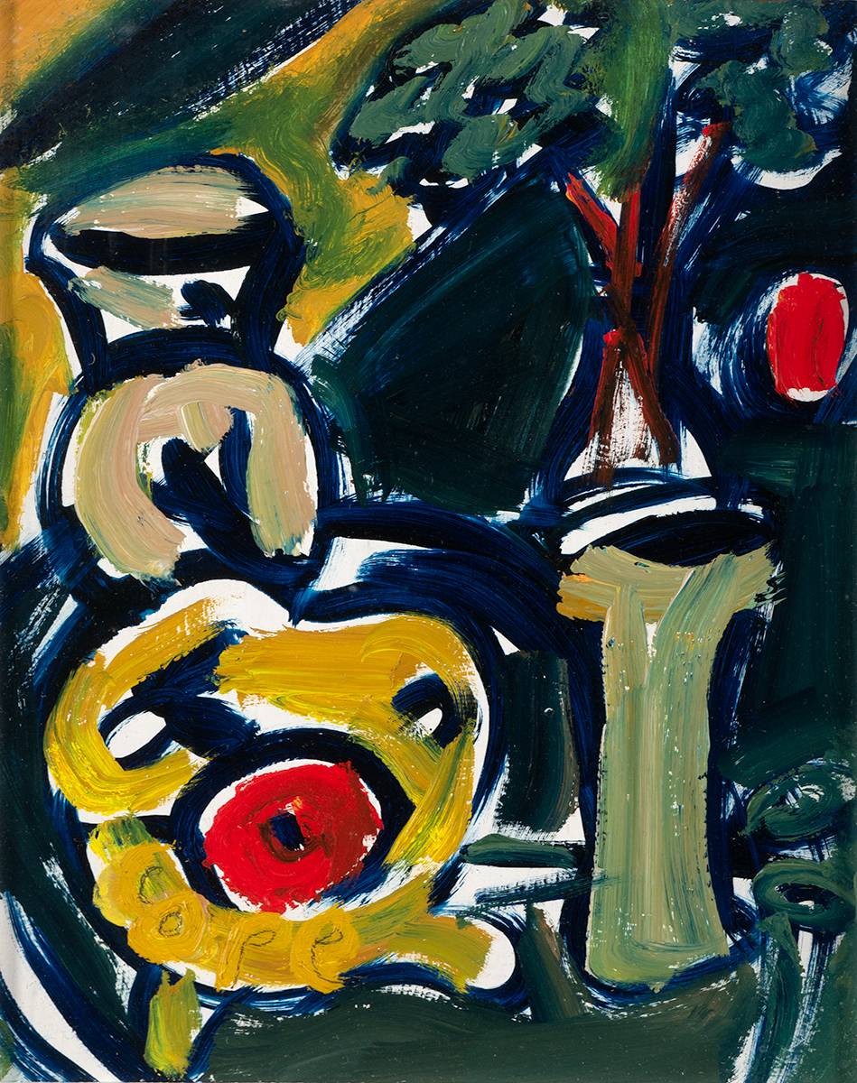 STILL LIFE WITH JUG AND VASE, 1993 by Elizabeth Cope (b.1952) at Whyte's Auctions