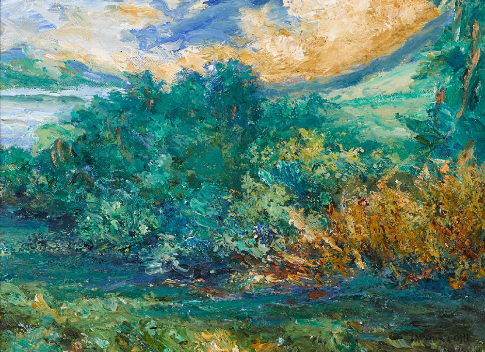 LANDSCAPE by David Crone RHA (b.1937) at Whyte's Auctions