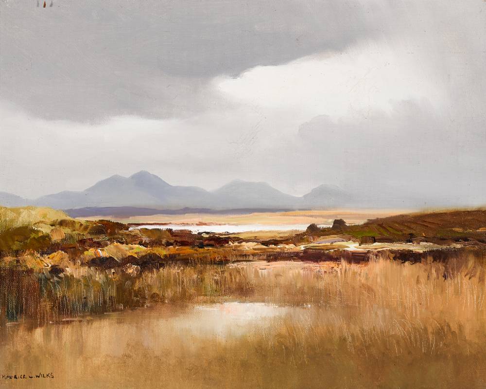 WESTERN LANDSCAPE, CONNEMARA by Maurice Canning Wilks RUA ARHA (1910-1984) at Whyte's Auctions