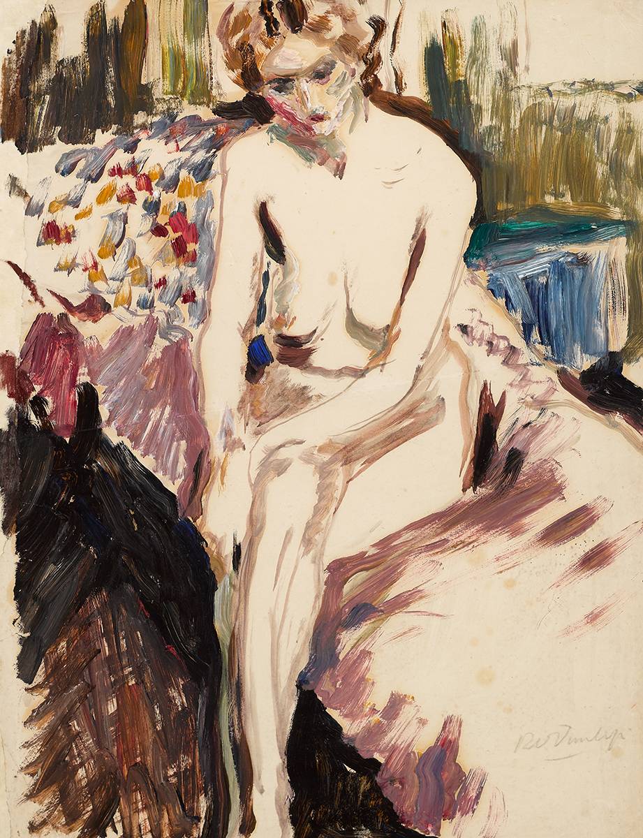 FEMALE STUDY by Ronald Ossory Dunlop RA RBA NEAC (1894-1973) at Whyte's Auctions