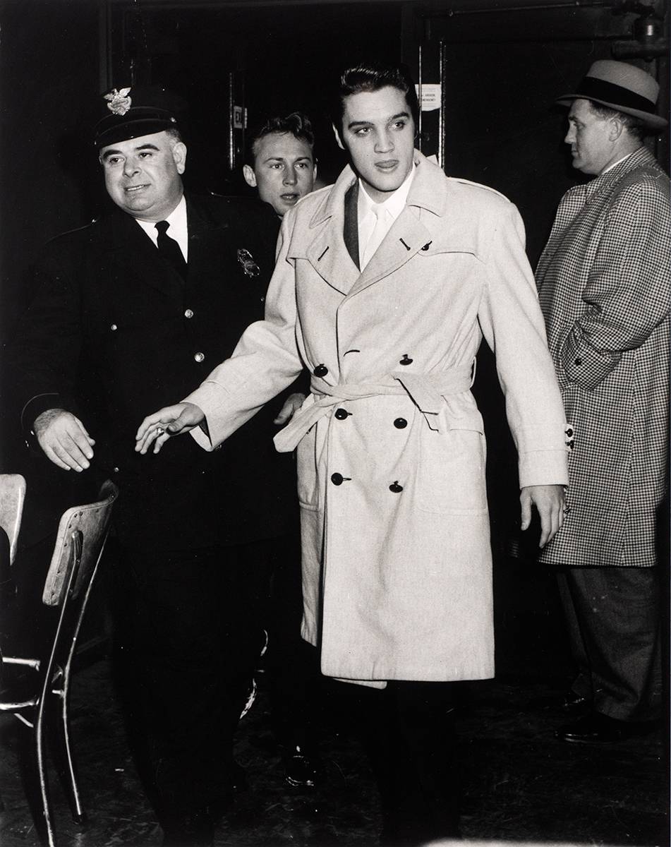 ELVIS ENTERS, 1956 by Lew Allen sold for �460 at Whyte's Auctions