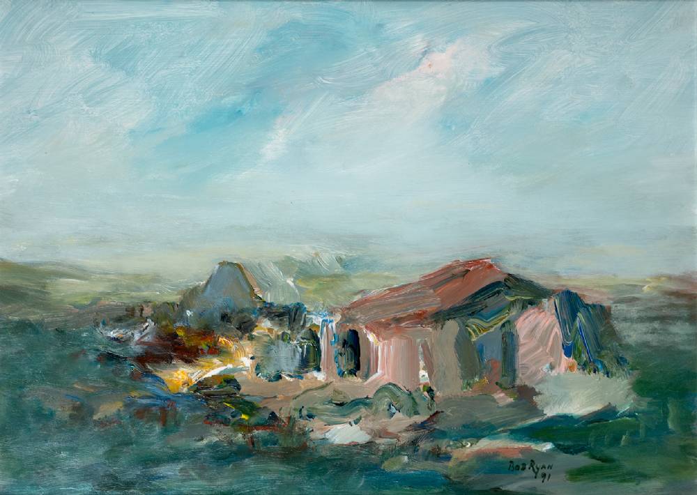OLD YARD, 1991 by Bob Ryan sold for 750 at Whyte's Auctions
