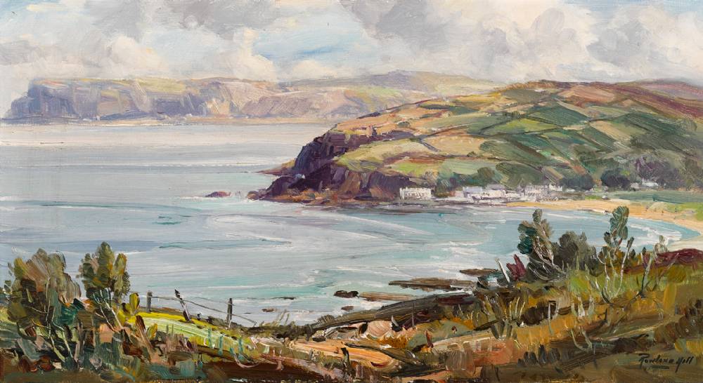 CUSHENDUN BAY, COUNTY ANTRIM by Rowland Hill sold for 800 at Whyte's Auctions