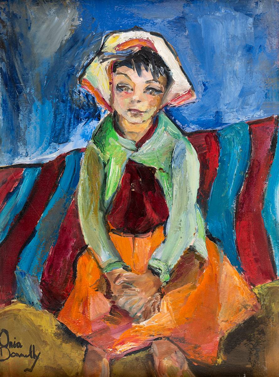 YOUNG GIRL by Anne Donnelly (b.1932) at Whyte's Auctions