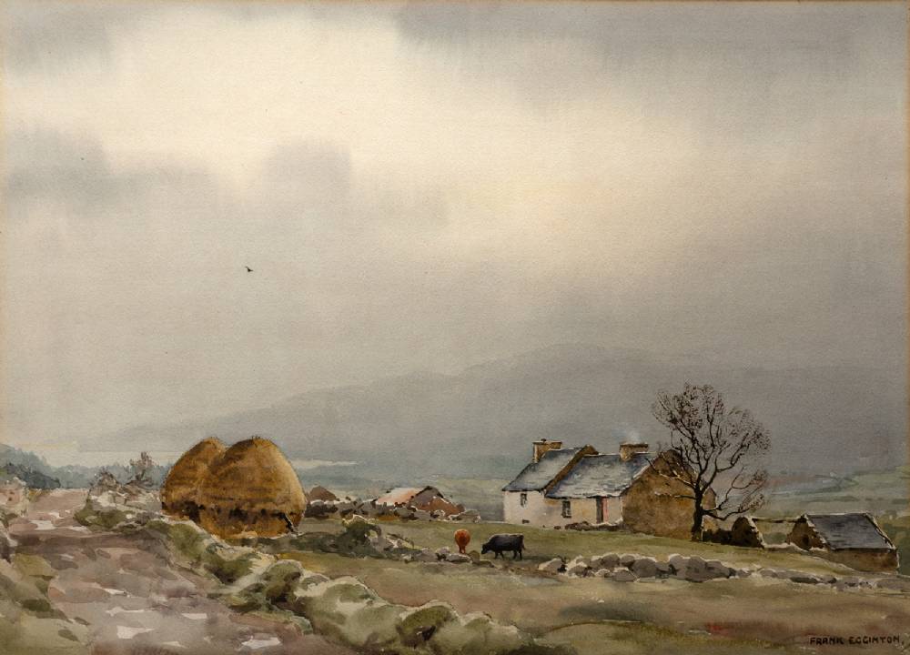A MISTY DAY NEAR DUNGLOE, COUNTY DONEGAL by Frank Egginton RCA (1908-1990) at Whyte's Auctions