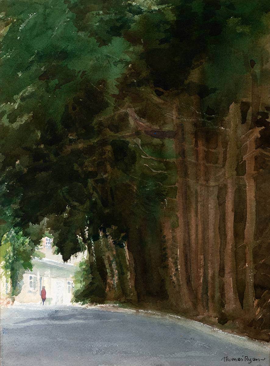 FOREST PATH by Thomas Ryan PPRHA (1929-2021) at Whyte's Auctions