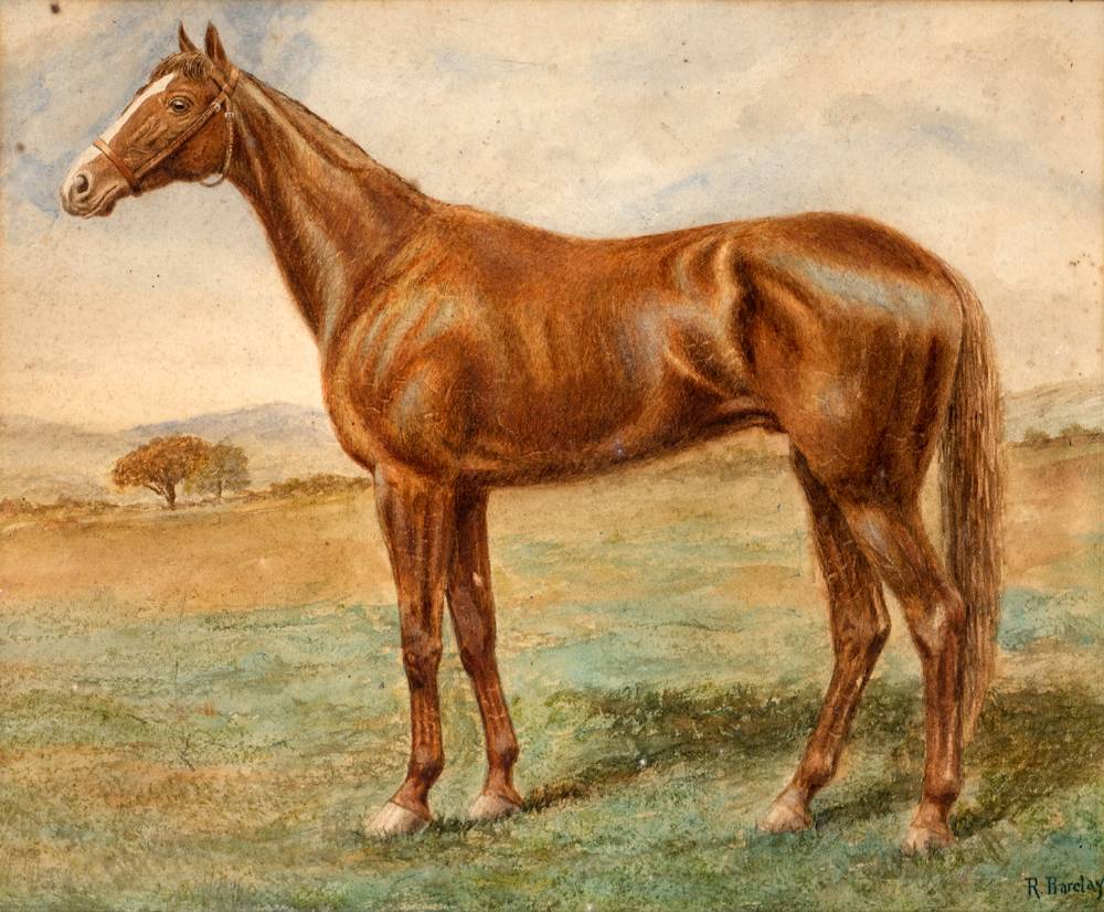 ORBY - WINNER OF ENGLISH AND IRISH DERBIES, 1907 by R. Barclay sold for �640 at Whyte's Auctions