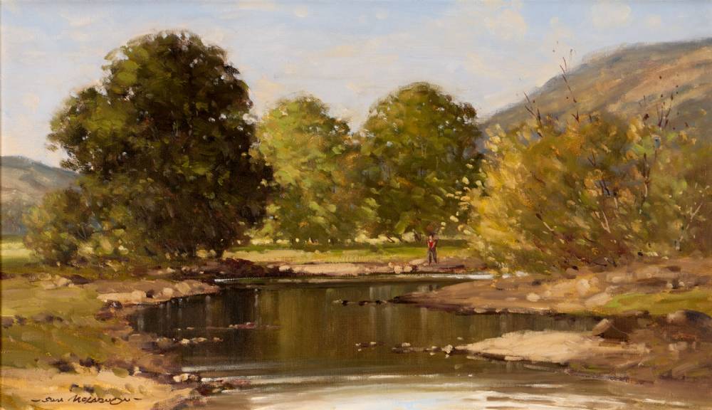 RIVER SCENE by Sam McClarnon (1923-2013) at Whyte's Auctions