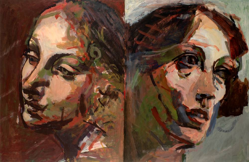TWO HEADS by Joseph O'Connor (b.1936) at Whyte's Auctions