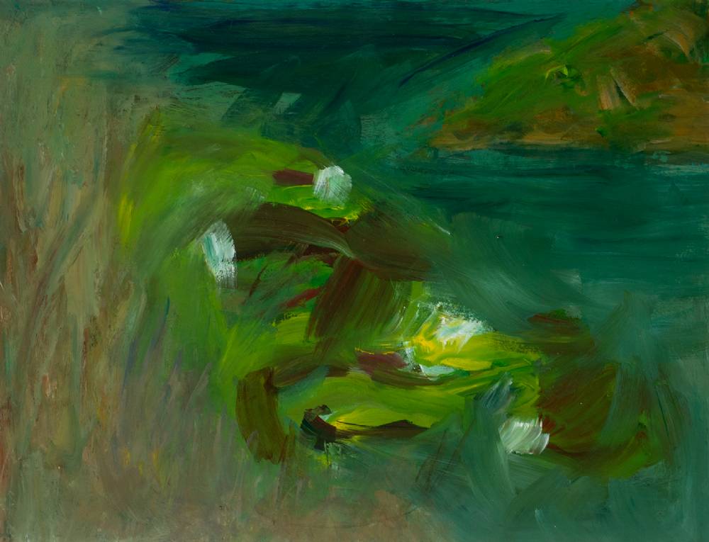 WATERLILLIES, 1995 by Nancy Wynne-Jones sold for �680 at Whyte's Auctions