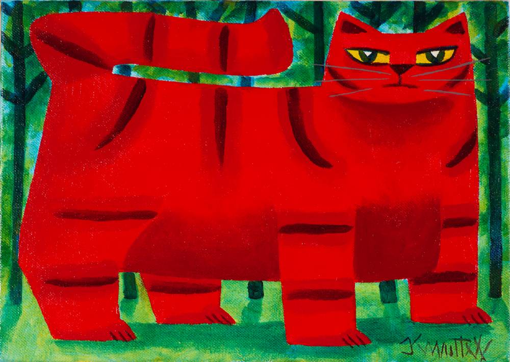 CAT by Graham Knuttel (b.1954) (b.1954) at Whyte's Auctions