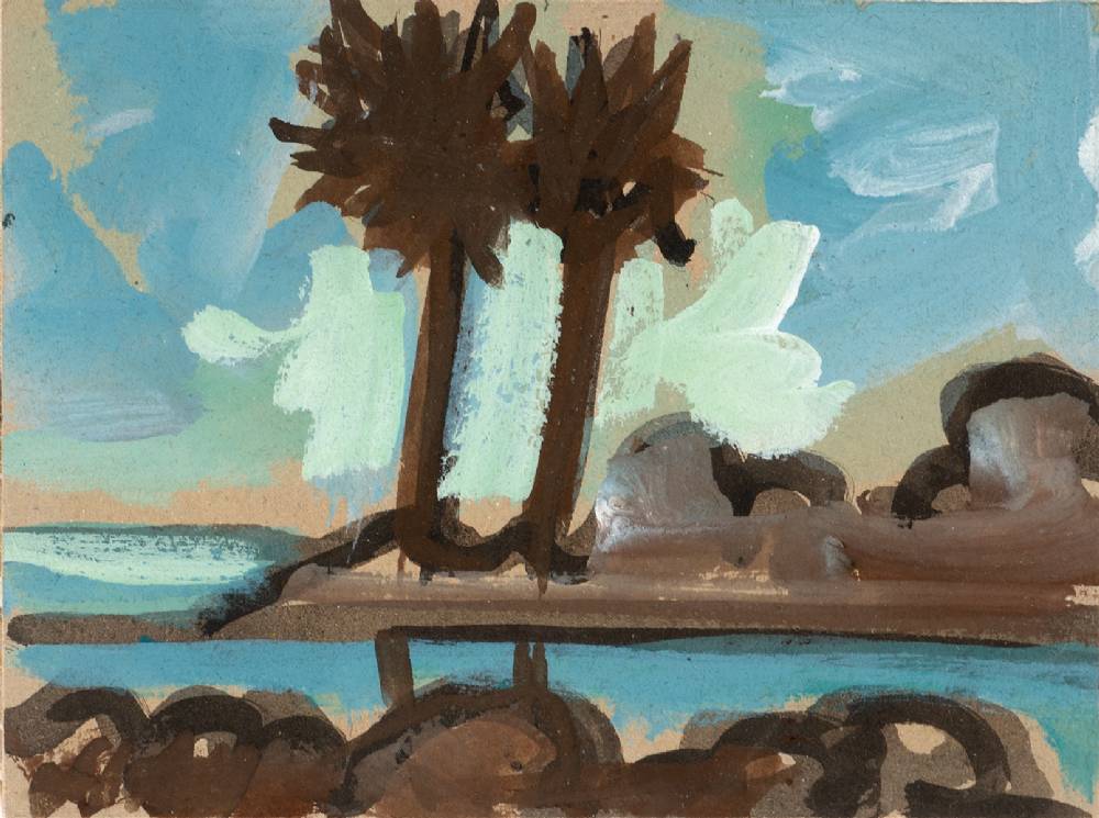 COASTAL SCENES (A PAIR) by Markey Robinson (1918-1999) at Whyte's Auctions