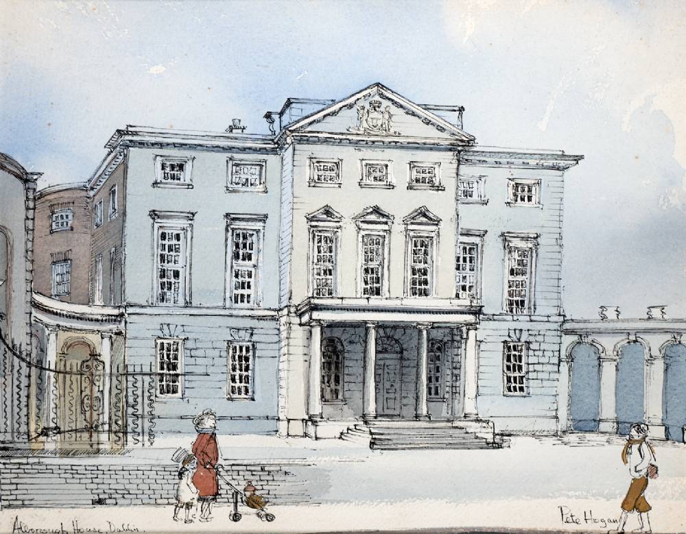 ALDBOROUGH HOUSE, DUBLIN by Pete Hogan sold for 150 at Whyte's Auctions