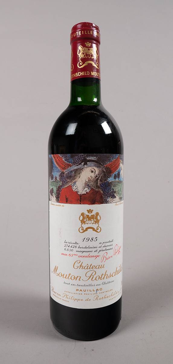 Pauillaic, Chateau Mouton Rothschild, 1985. at Whyte's Auctions