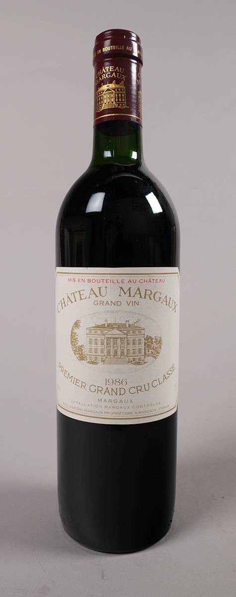Chateau Margaux Grand Vi, Premier Grand Cru Class, 1986. at Whyte's Auctions