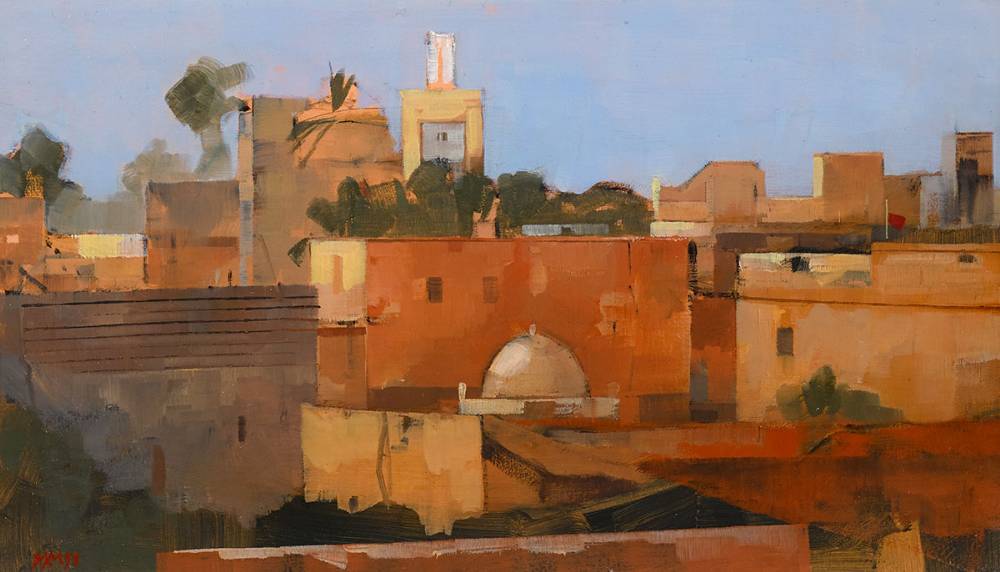 TAROUDANT, HOTEL ROOF,  MOROCCO, 1998 by Martin Mooney (b.1960) (b.1960) at Whyte's Auctions