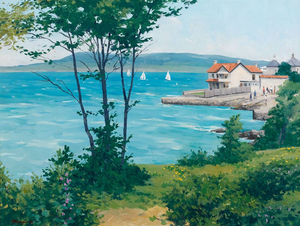 VIEW FROM OTRANTO PARK, SANDYCOVE, COUNTY DUBLIN, 2005 by Brett McEntagart sold for �700 at Whyte's Auctions