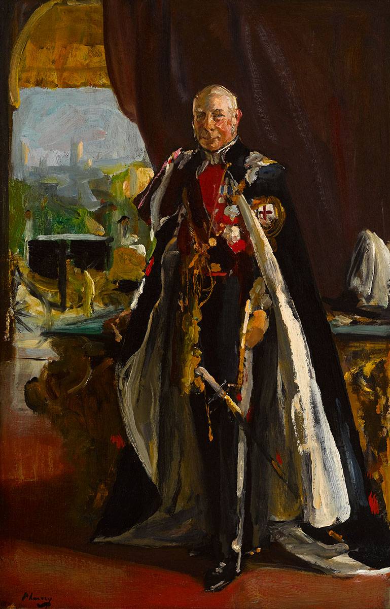 THE EARL OF LONSDALE K. G., 1931 by Sir John Lavery sold for 25,000 at Whyte's Auctions