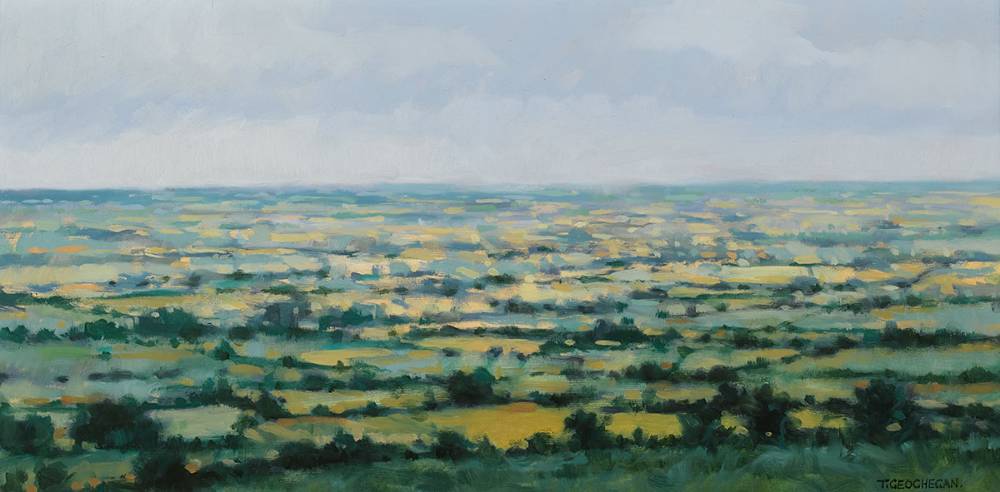 LOOKING TOWARDS DUBLIN FROM RATHMORE by Trevor Geoghegan sold for �1,000 at Whyte's Auctions