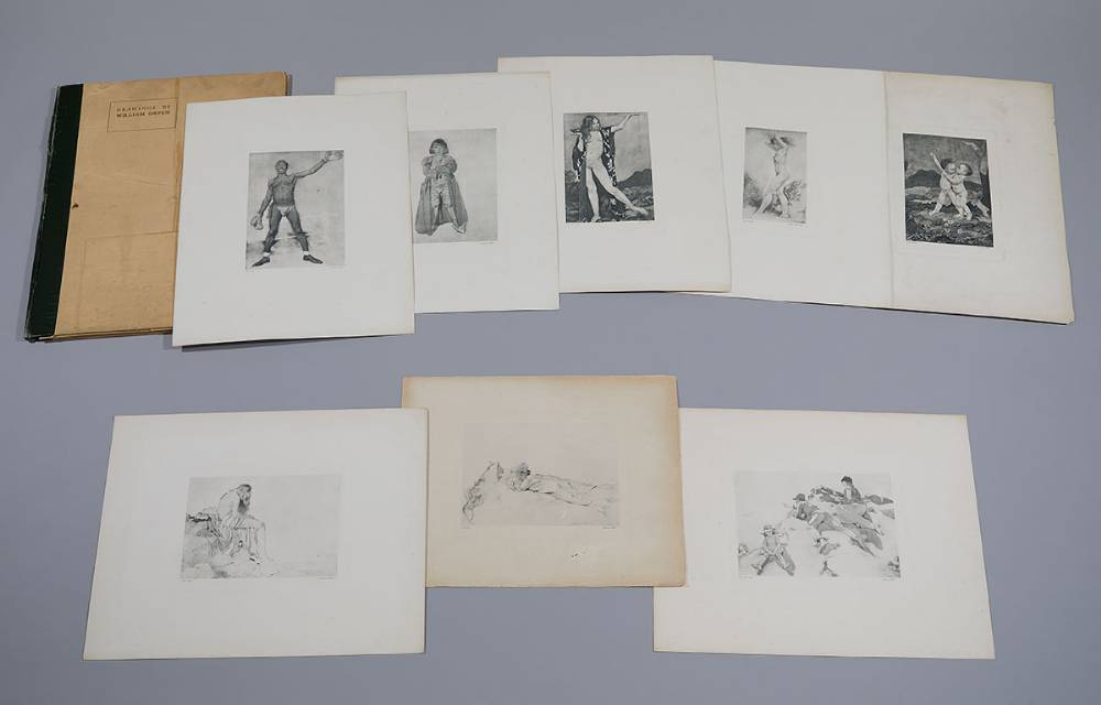 DRAWINGS BY WILLIAM ORPEN, 1913 (SET OF EIGHT) by Sir William Orpen KBE RA RI RHA (1878-1931) at Whyte's Auctions
