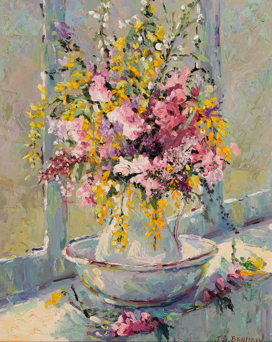 STILL LIFE WITH FLOWERS by James S. Brohan sold for 2,700 at Whyte's Auctions