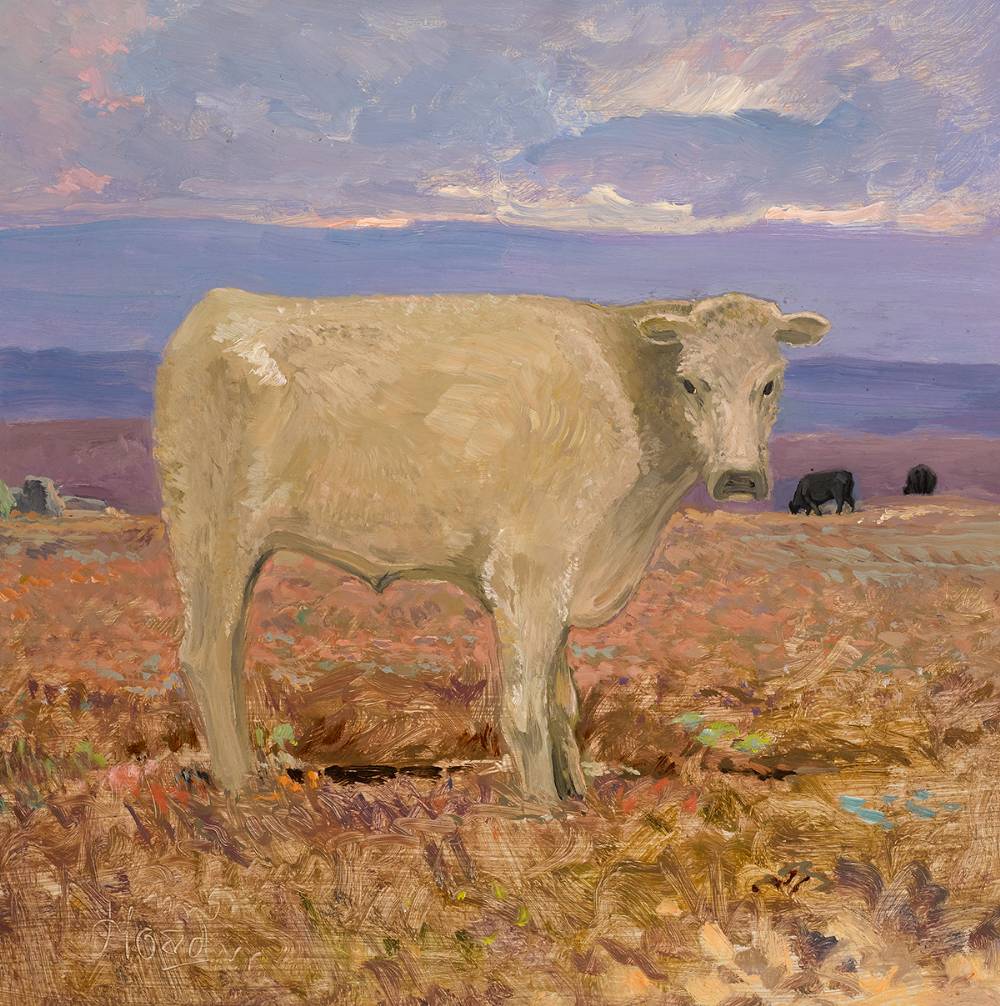 CATTLE ON THE BOG by Jeremiah Hoad (1924-1999) at Whyte's Auctions