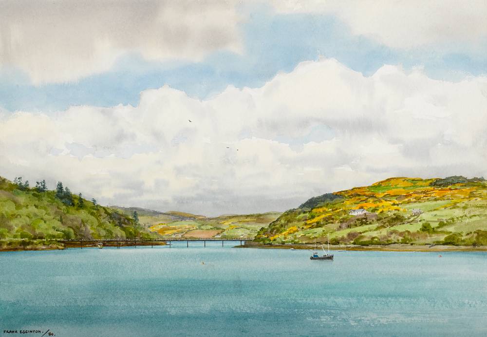 GLANDORE HARBOUR, WEST CORK, 1980 by Frank Egginton RCA (1908-1990) at Whyte's Auctions