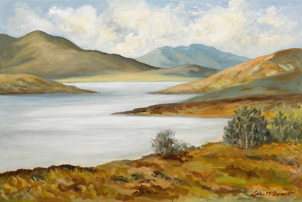 LOUGH NAFOOEY, CONNEMARA by Sean McDermott (b. 1930) at Whyte's Auctions
