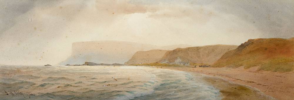 CHILDREN OF USHNAGH LANDED HERE, FAIR HEAD, COUNTY ANTRIM, 1922 by Joseph William Carey RUA (1859-1937) at Whyte's Auctions