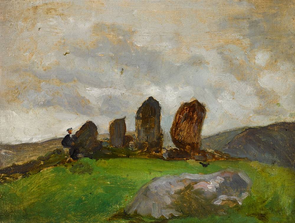 EIGHTERCUA STONE ROW, COUNTY KERRY by Estella Frances Solomons sold for �800 at Whyte's Auctions