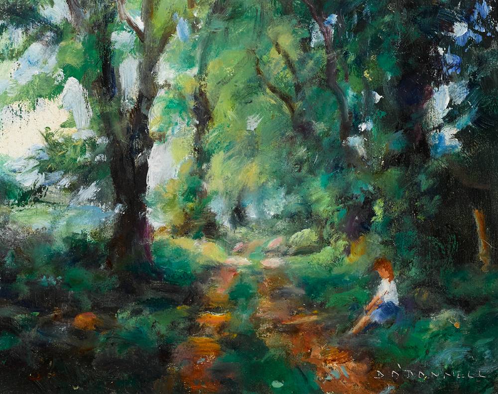 RESTING AT DELGANY, COUNTY WICKLOW by Deirdre O'Donnell sold for 290 at Whyte's Auctions