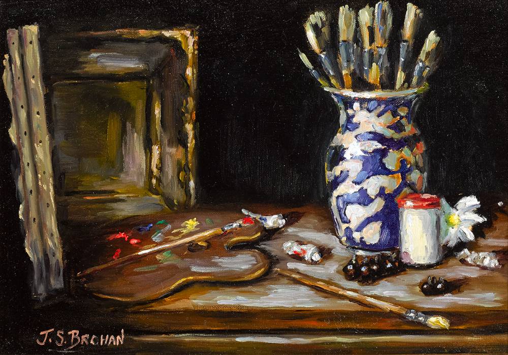 STILL LIFE IN THE STUDIO by James S. Brohan (b.1952) at Whyte's Auctions