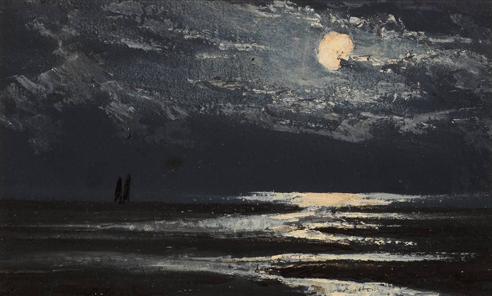 NOCTURNAL SEASCAPE by Ciaran Clear (1920-2000) at Whyte's Auctions