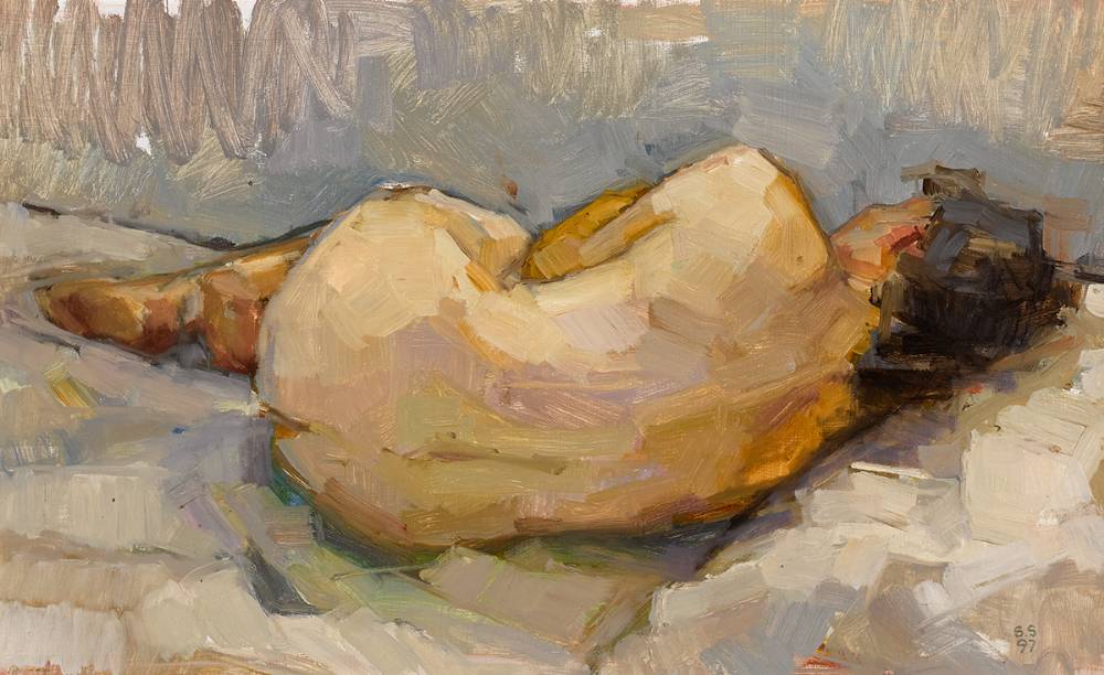 RECLINING NUDE II, 1997 by Sarah Spackman sold for 380 at Whyte's Auctions