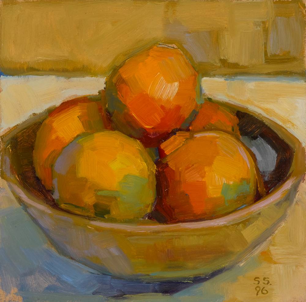 SATSUMAS, 1996 by Sarah Spackman sold for 210 at Whyte's Auctions