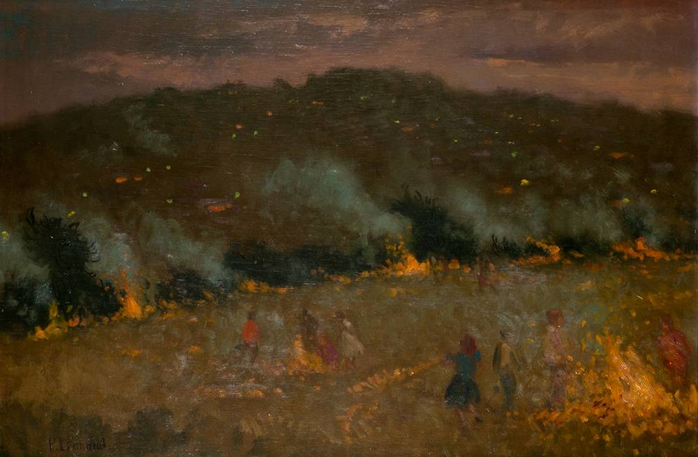HALLOWEEN NIGHT by Patrick Leonard HRHA (1918-2005) at Whyte's Auctions