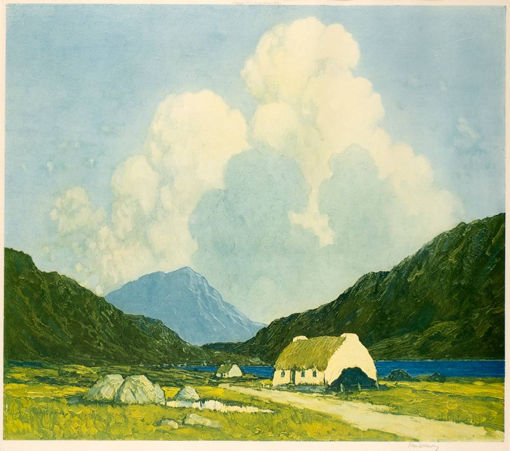 THE BLUE LAKE, CONNEMARA by Paul Henry RHA (1876-1958) at Whyte's Auctions