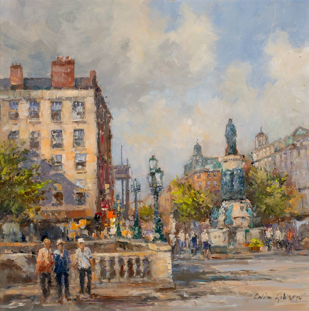 O'CONNELL STREET, DUBLIN, 2021 by Colin Gibson RUA (b.1948) RUA (b.1948) at Whyte's Auctions