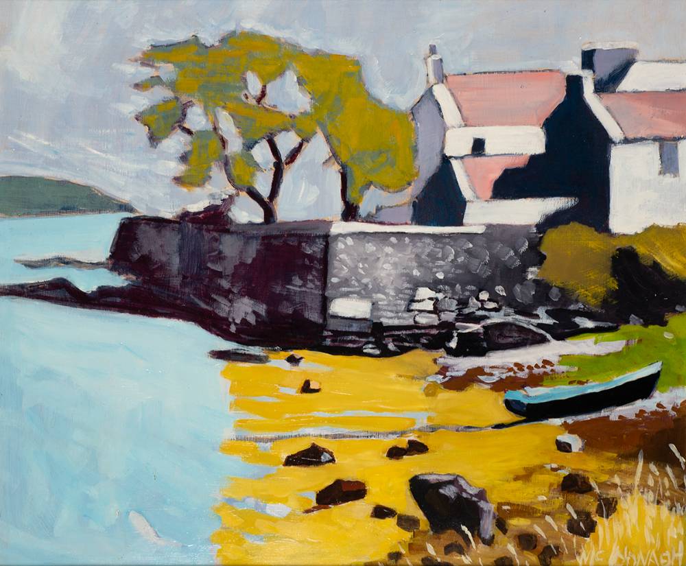 LARGE HOUSE, ROUNDSTONE, COUNTY GALWAY by David McDonagh (1955-2008) at Whyte's Auctions