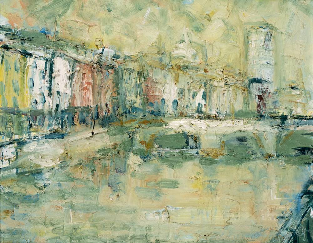 VIEW OF O'CONNELL BRIDGE, DUBLIN by Leonard Sexton (b.1964) at Whyte's Auctions