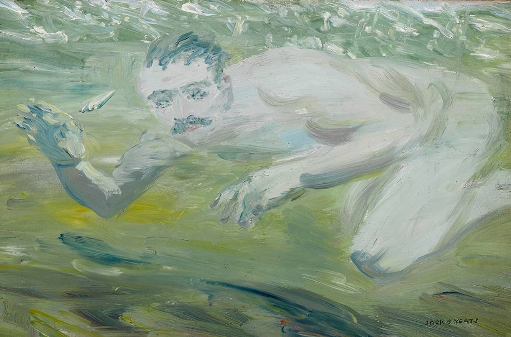 MY FRIEND BENEATH THE SEA, 1924 by Jack Butler Yeats sold for €40,000 at Whyte's Auctions