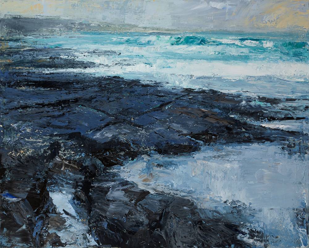 EVENING SHORELINE by Donald Teskey RHA (b.1956) at Whyte's Auctions