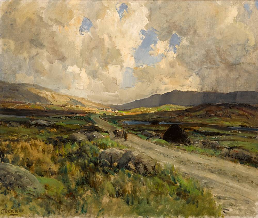 THE ROAD TO DOOGHETY, COUNTY DONEGAL by James Humbert Craig sold for 6,000 at Whyte's Auctions