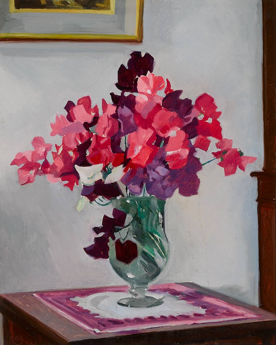 STILL LIFE WITH FLOWERS, 1982 by Rosaleen Brigid Ganly HRHA (1909-2002) at Whyte's Auctions