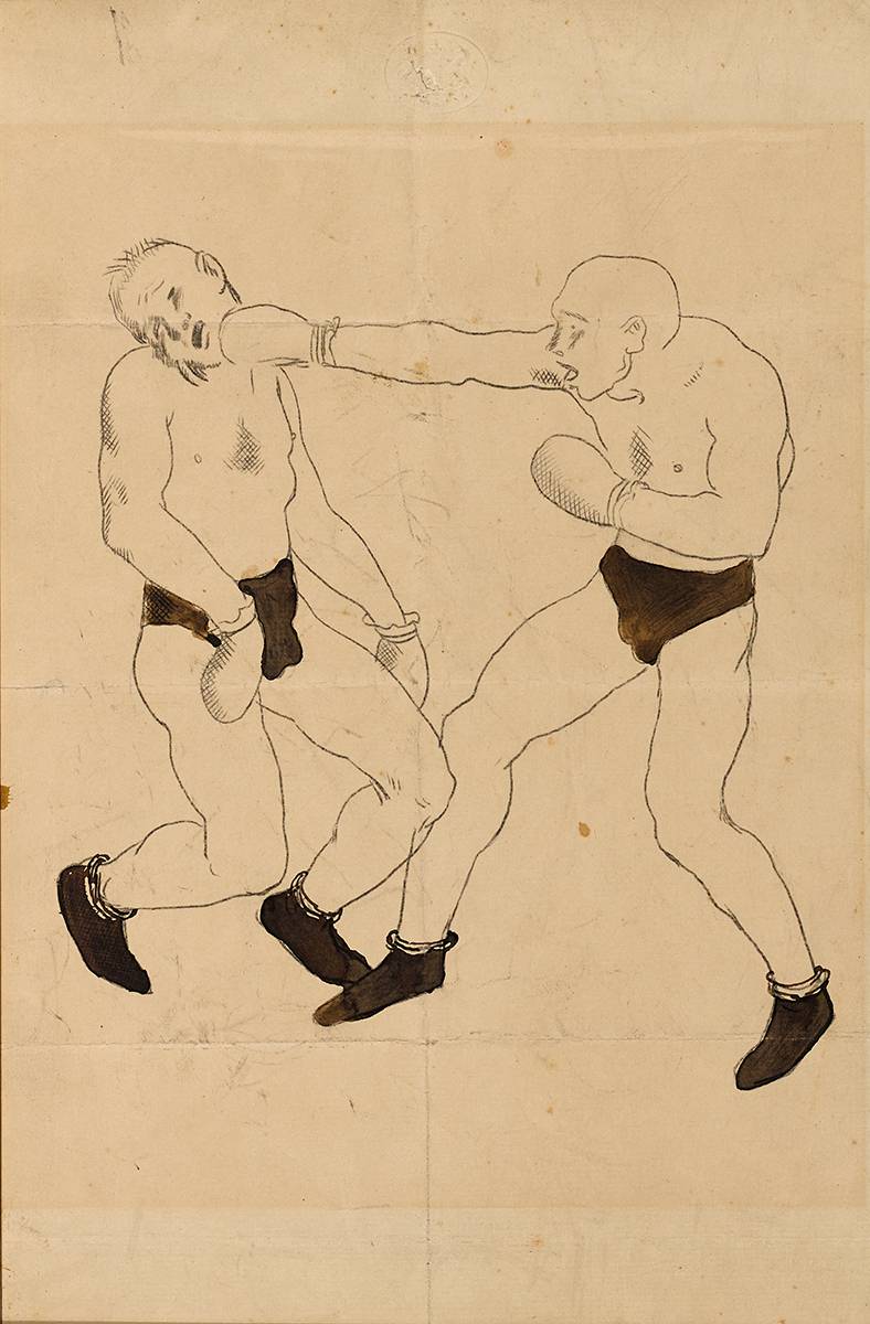 BOXERS by Sir William Orpen KBE RA RI RHA (1878-1931) at Whyte's Auctions