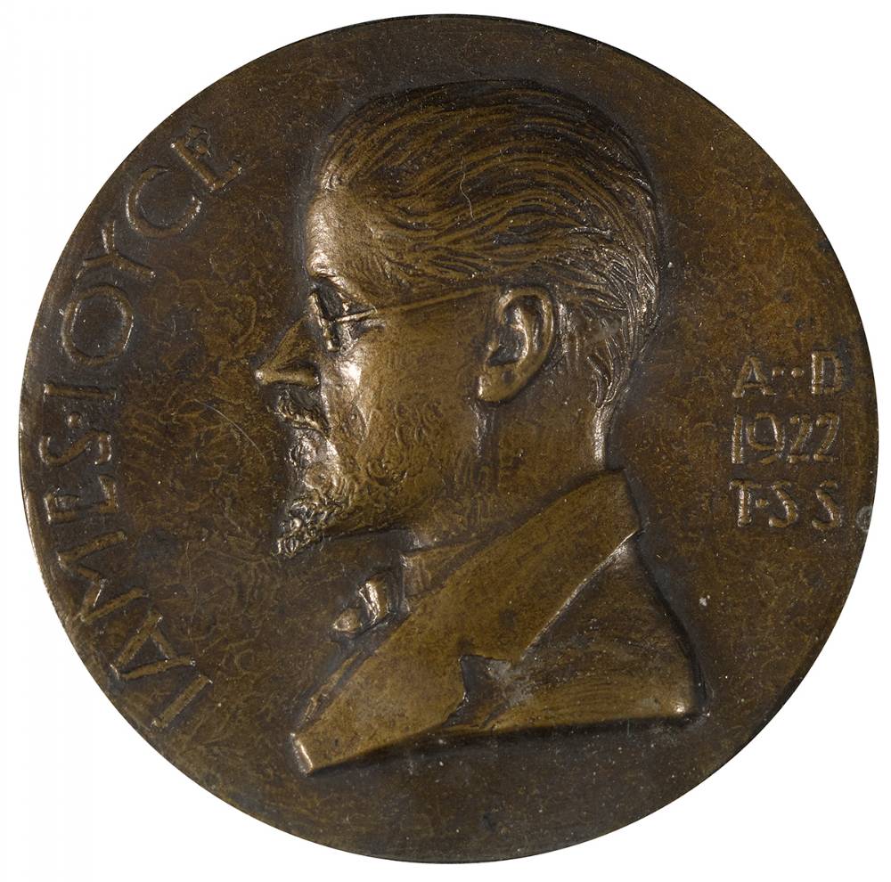 JAMES JOYCE, 1922 by Theodore Spicer-Simson (1871-1959) at Whyte's Auctions