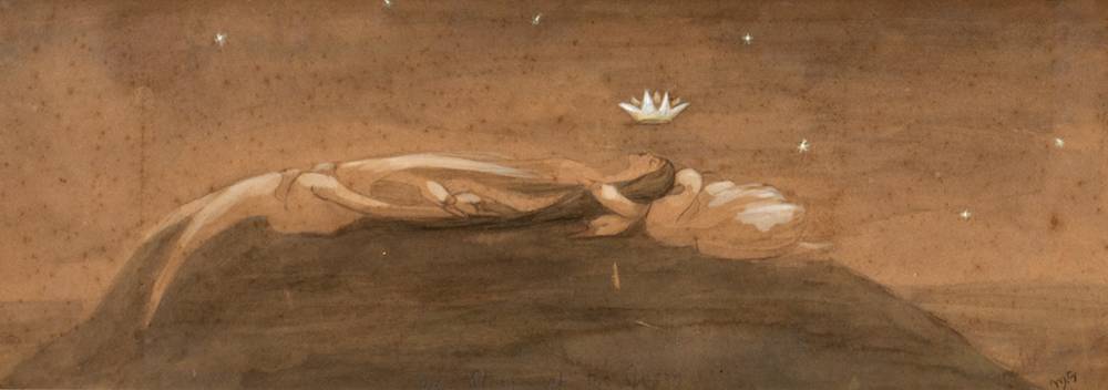 Circa 1900 THE SLEEP OF THE QUEEN by Maude Gonne MacBride. (1866-1953) at Whyte's Auctions