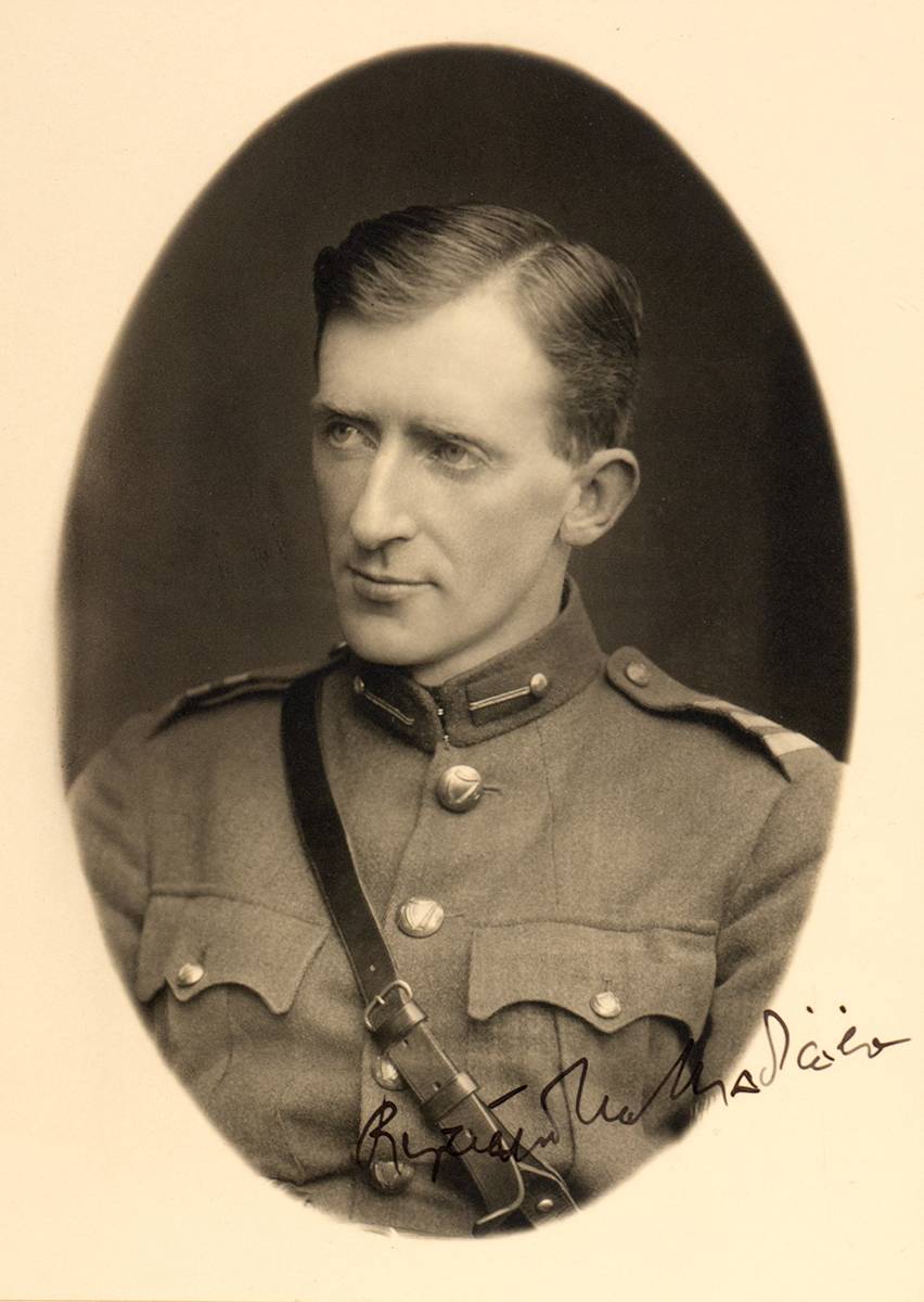 Circa 1922. Signed oval photograph of General Richard Mulcahy. at Whyte's Auctions